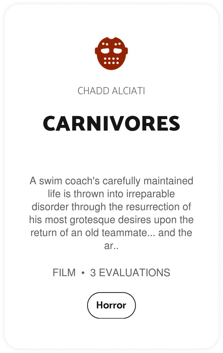 Join blcklst.com, and read material like CARNIVORES by Chadd Alciati. blcklst.com/scripts/156462 #BlackListWeekendRead