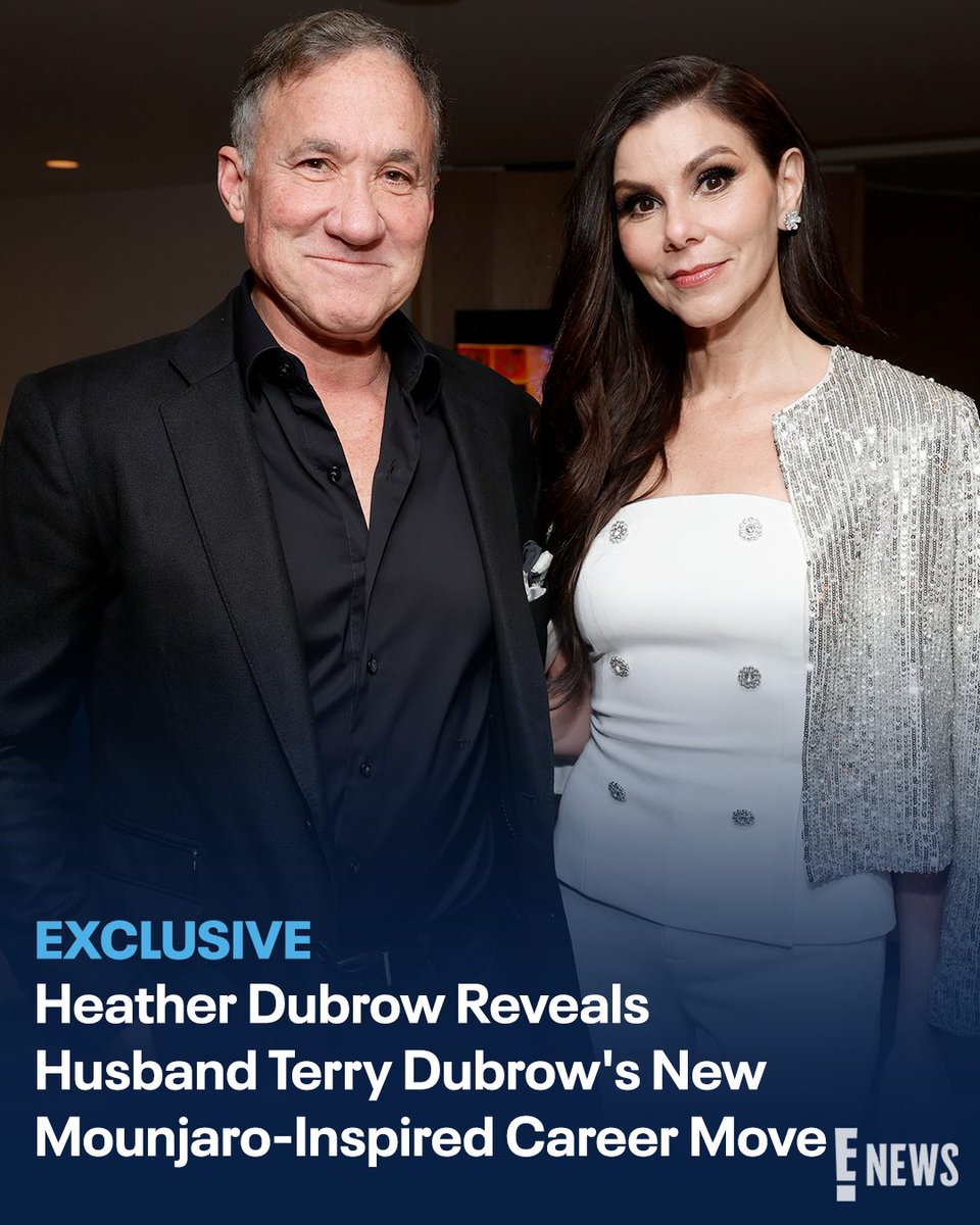 🔗: enews.visitlink.me/i5zeLD Heather Dubrow shares why Terry Dubrow is 'fascinated' by weight loss drugs. (📷: Getty)