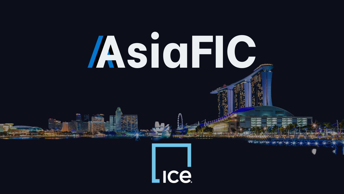 AsiaFIC 2024 has kicked off! Thank you to our Gold Sponsor:
@ICE_Markets