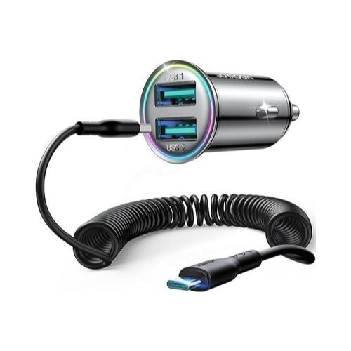 Car Phone USB Charger with Type-C Coiled Cable *ONLY $4.99!*

 buff.ly/3VhXJDd

 #bestdeals #deals #shopping #gifts #onlineshopping #rundeals #couponcommunity #hotdeals #online #dealsandsteals