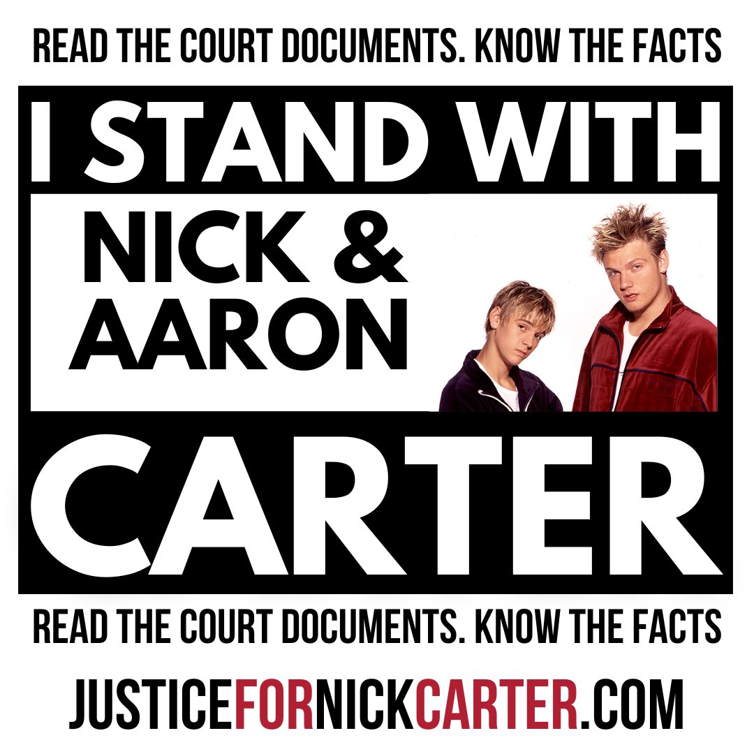 BSBFangirls's tweet photo. We know tonight is going to focus on Aaron a good bit, so we wanted to put this out there early. 

We know Aaron was mentally ill. We know he was taken advantage of. 

We stand with Aaron Carter, too. 

Read the docs: https://t.co/YEoLXcvYEz
Watch the entire video: https://t.co/NpRfv7TGhK
#IStandWithAaronCarter #IStandWithNickCarter #IStandWithNickandAaronCarter #WeGotYouNickCarter #FallenIdols