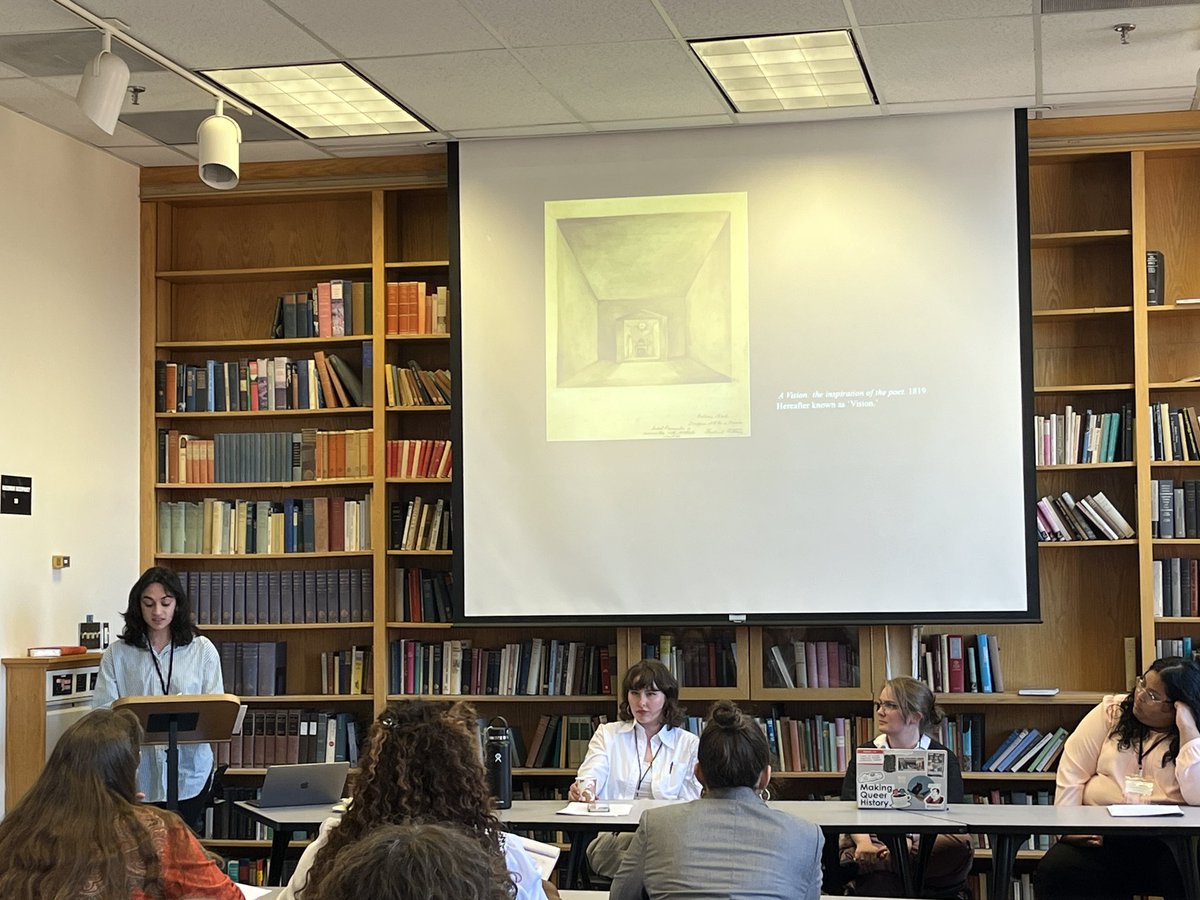 Amazing panel on queer community at <a href="/BWWA_BWWC/">British Women Writers Association</a> 2024 in Boulder. (William and Catherine Blake in the house thanks to Kit Freeman.)