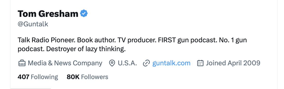 Tom Gresham tweet media