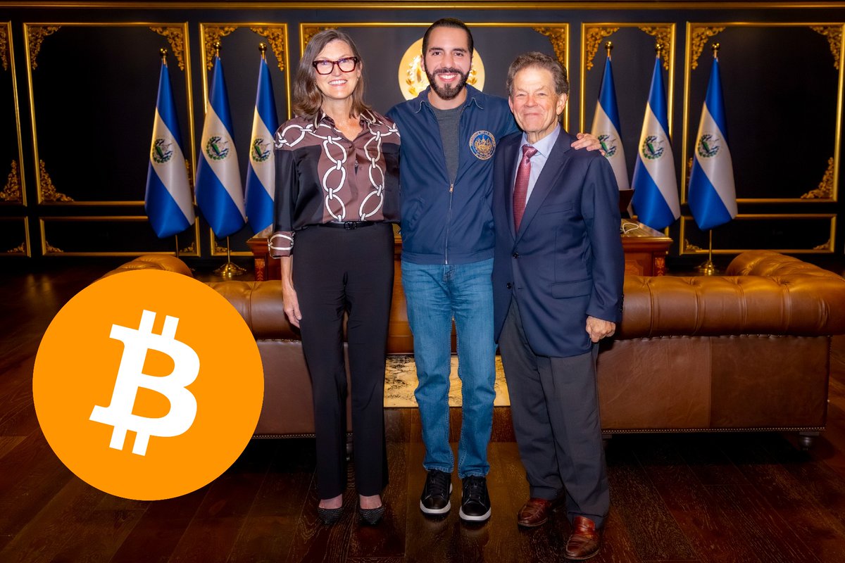 JUST IN: 🇸🇻 El Salvador President met with Cathie Wood to discuss #Bitcoin, new capital markets, and innovation opportunities 👀