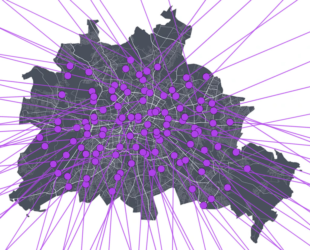 Das ist eine graue Karte von Berlin mit 111 lila Punkten und Linien für 111 Gruppenvergewaltigungen im Jahr 2024 allein dort. So eine Karte vom ÖRR wäre für die Bevölkerung relevant, nicht über 30 Orte in🇩🇪, wo Menschen das „verbotene Lied“ gesungen haben.
welt.de/vermischtes/kr…