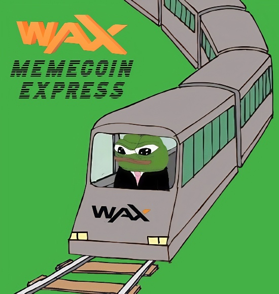 It was only a matter of time before degens hopped on the WAX memecoin express. 🚄

WAX is one of the most retail-friendly chains and one of the few L1s with a fully built out ecosystem (multiple DEXes like @alcorexchange, @WaxOnEdge,  @Tacowax. NFT marketplaces, SocialFi, etc)