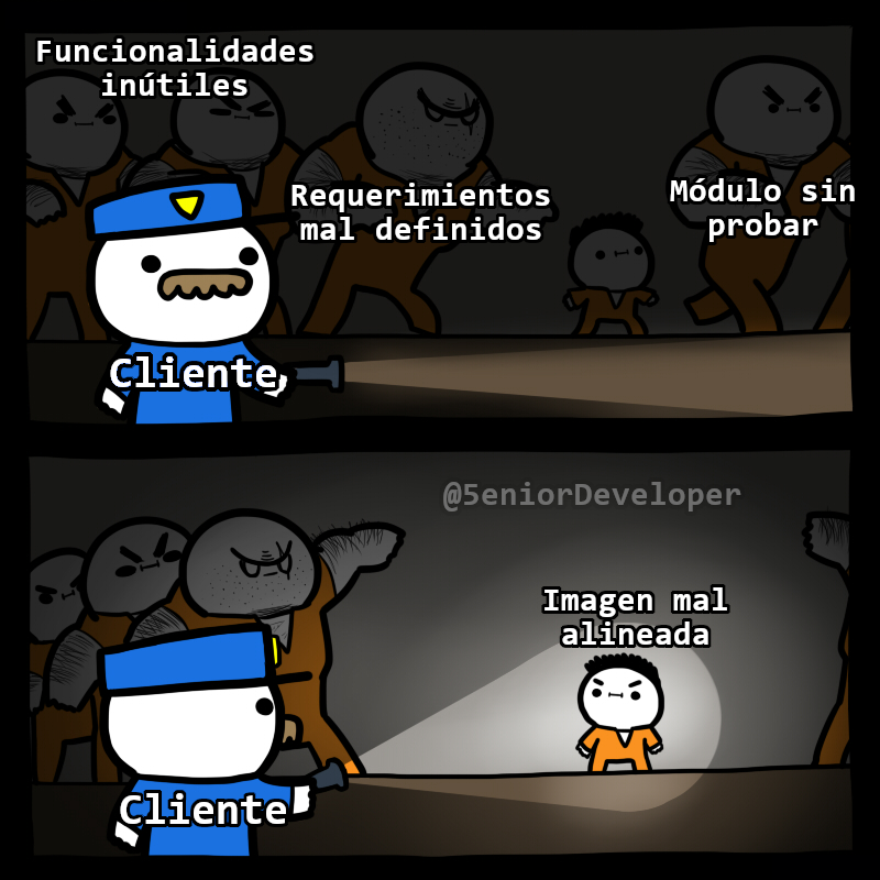 5eniorDeveloper's tweet photo. Puede que el sistema no funcione, pero la imagen debe verse alineada! https://t.co/YRfLXHBKrS