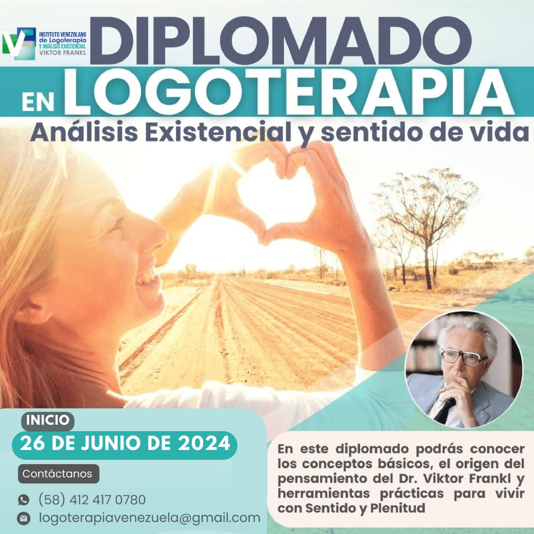Porque con Viktor Frankl encontré el sentido a mi vida; te invito éste 26 de junio a encontrarle un propósito a la tuya. Instituto Venezolano de Logoterapia y Análisis Existencial. <a href="/Karinaoval/">Karina Oval</a>