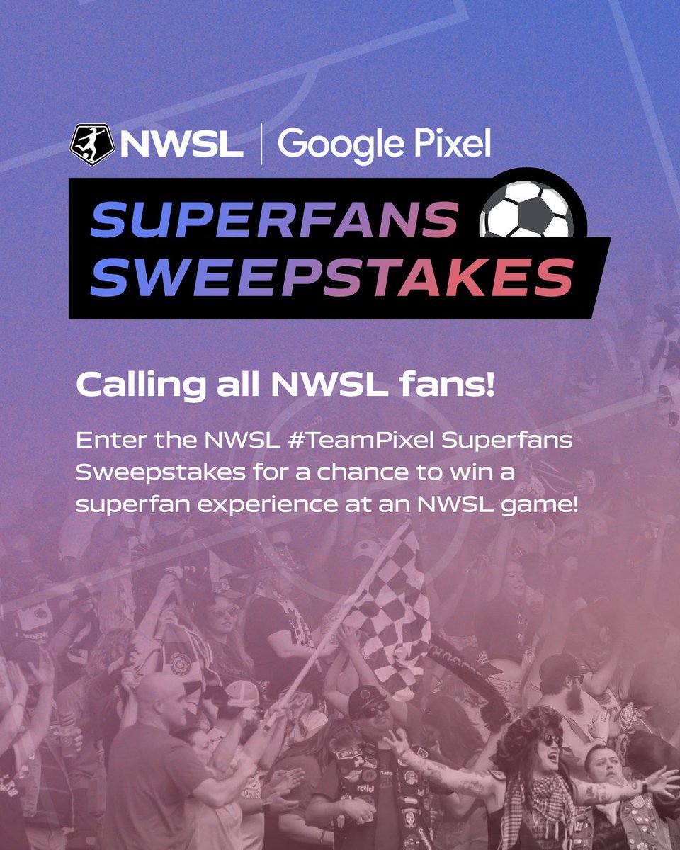 🚨🚨Calling all NWSL superfans!🚨🚨 Haven't entered the NWSL #TeamPixel Superfans Sweepstakes yet? No problem, there's still time! Learn more and enter for a chance to win a ✨VIP✨ match day experience ➡️ bit.ly/3WwLl36