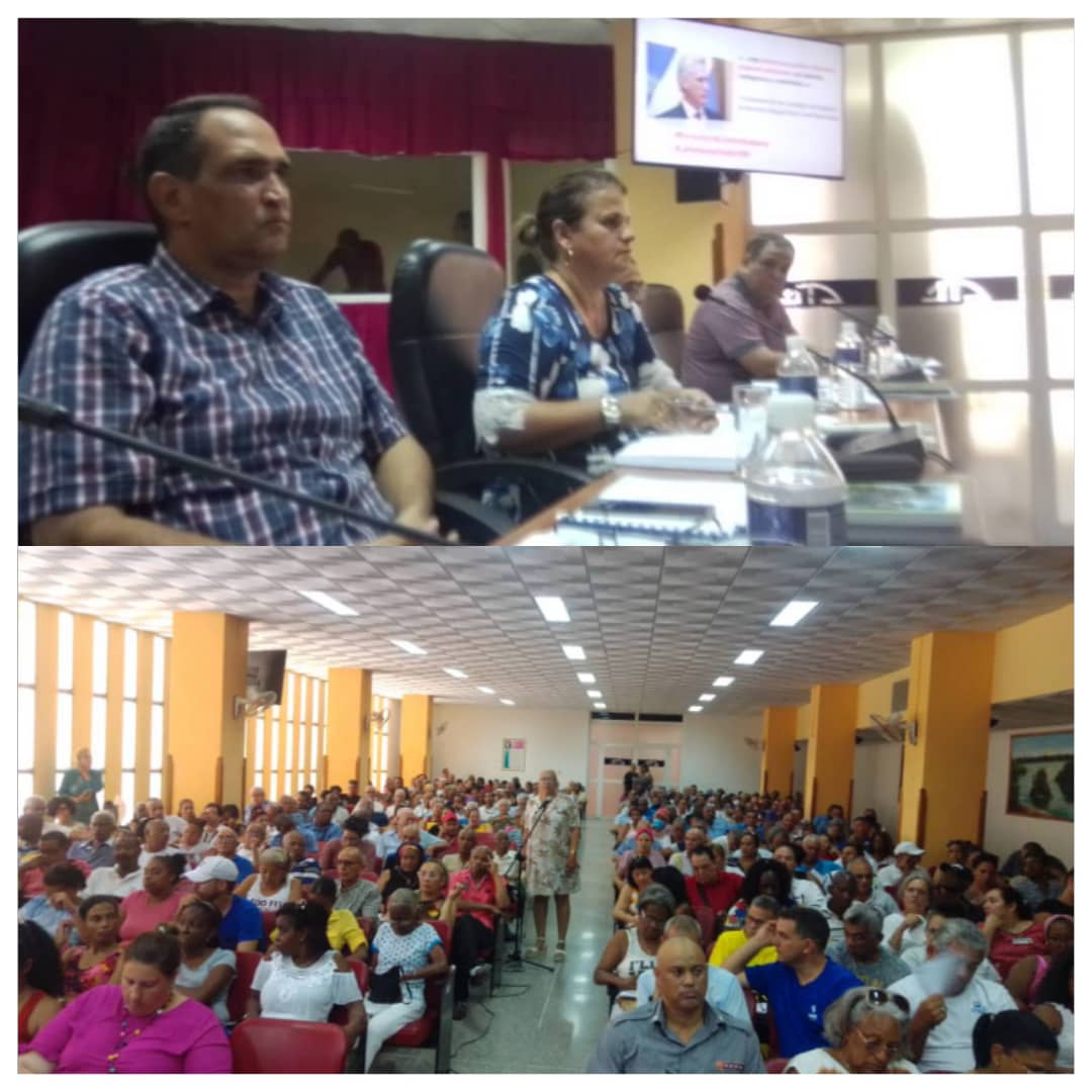 Intercambiamos con cuadros políticos, administrativos, directores de Empresas, secretarios de núcleos y factores del barrio, en el municipio Centro Habana, donde evaluamos los resultados en la atención a la batalla ideológica y económica del territorio. #LaHabanaViveEnMí