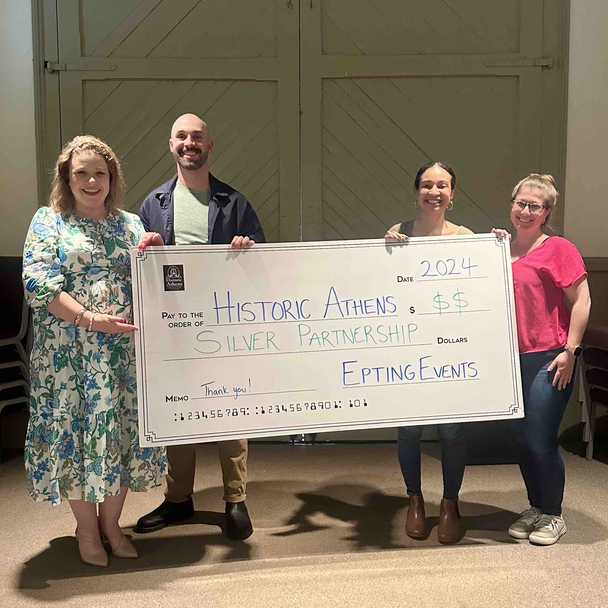 Huge shoutout and THANK YOU to our Silver Partner 🥈, Epting Events. The folks behind Epting Events have been some of Historic Athens’ biggest champions, and we’re incredibly grateful for their unwavering support. Want to help preserve Athens? Join us! historicathens.com/partner