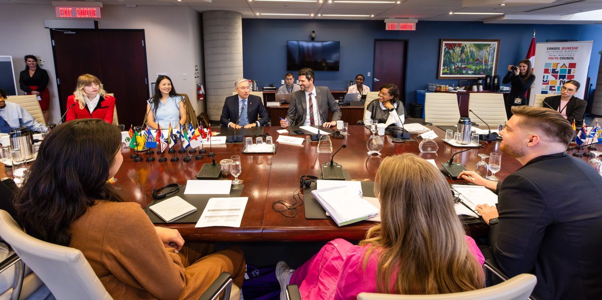 MarciIen's tweet photo. As we wrap-up the annual meeting of the Prime Minister’s Youth Council, I’m filled with hope. Our young leaders tackled big issues like immigration, housing, innovation, and mental health. Their passion and commitment assure me that our future is in good hands. 

#PMYC2024 #PMYC https://t.co/j3rYjQrf1Y