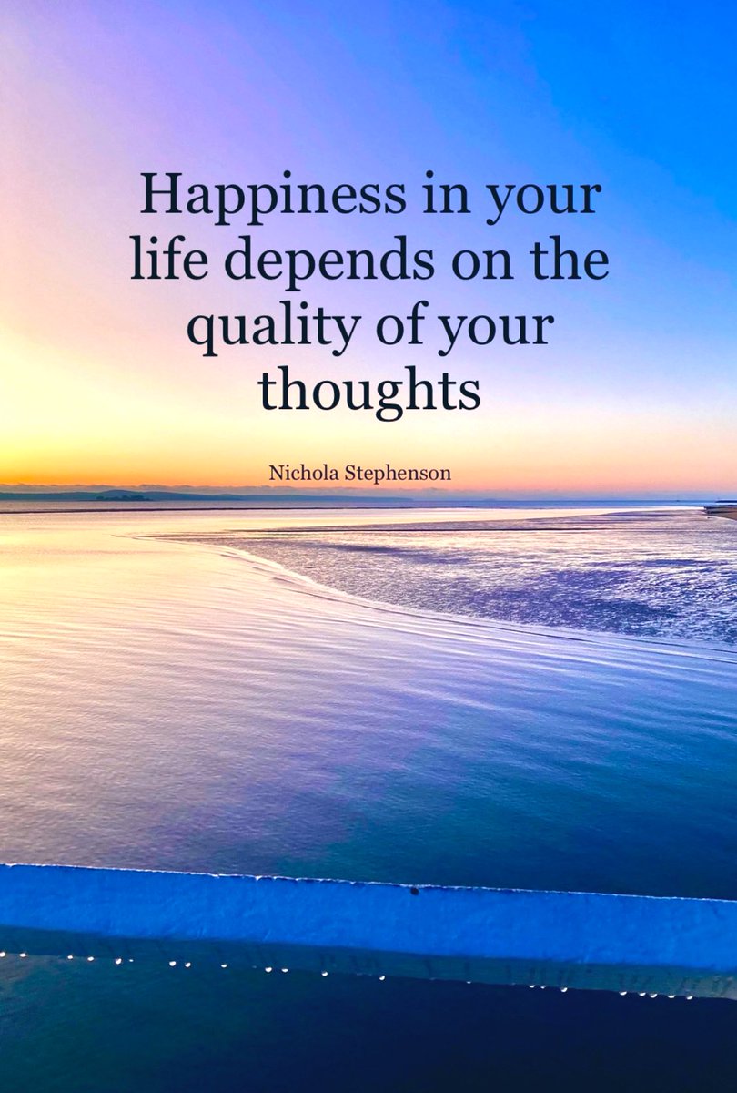 Happiness in your life depends on the quality of your thoughts 

#positive #mentalhealth #mindset #joytrain #successtrain #thinkbigsundaywithmarsha #thrivetogether