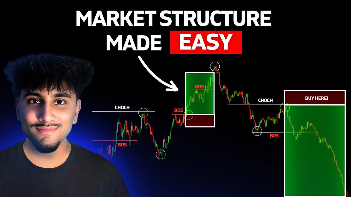 Simple Market Strucuture Strategy To Make Easy Money (Step By Step)🚨 In this video: - Easy Way To Identify Trend 👀 - Stop Getting Caught In Reversals📉 - Where is Liquidity?🔒 - 3 Steps To Enter Profitable Trades✅ 👍 if the video helps you! youtu.be/E0IozGpJrYc