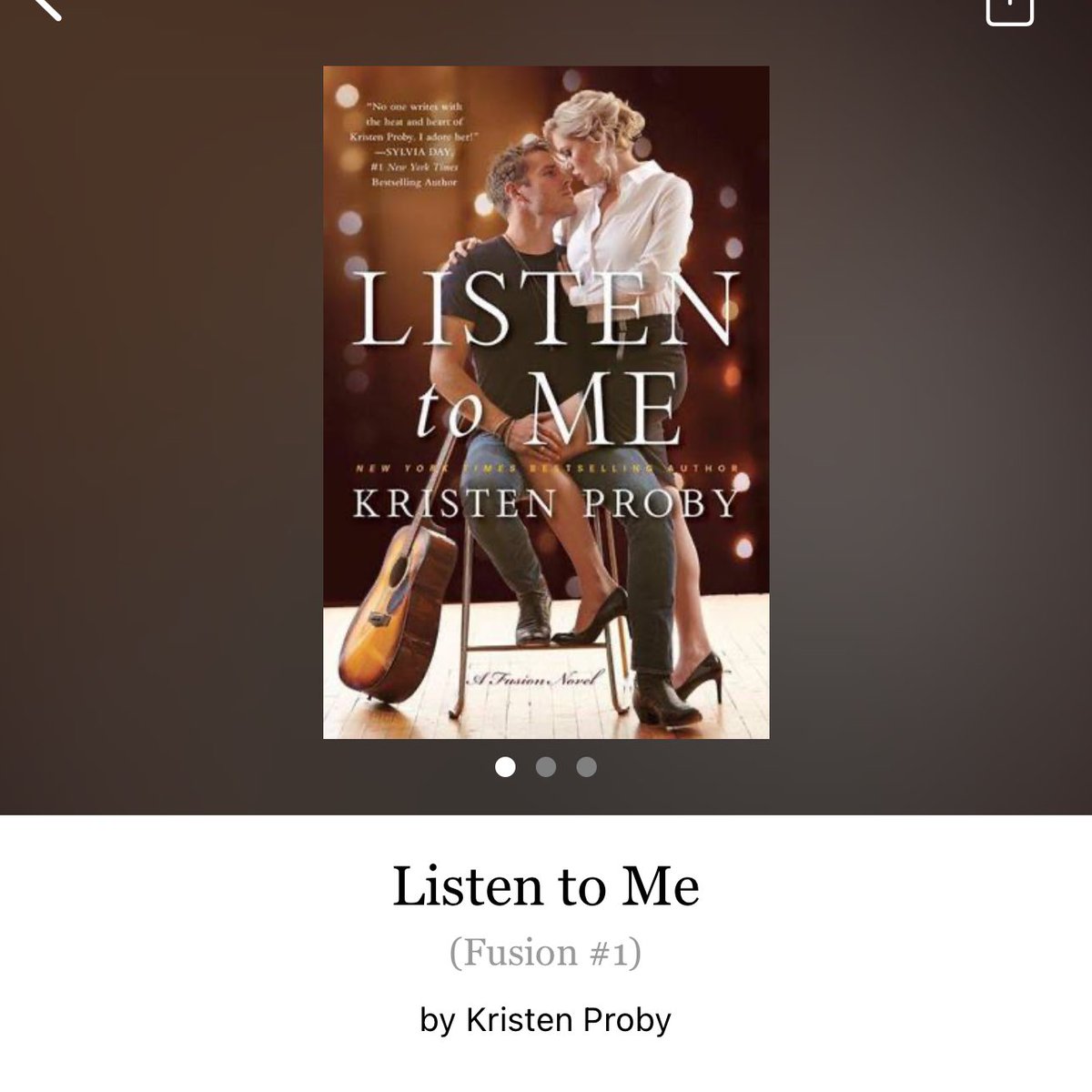 ReadItQuick1's tweet photo. Listen To Me by Kristen Proby 

#ListenToMe by #KristenProby #6432 #20chapters #320pages #581of400 #Series #book #96for24 #FusionSeries #Book1of5 #JakeAndAddison #Seduction #readitquick #whatsnext #may2024 #clearingoffreadingshelves https://t.co/wf9iCSq7DV