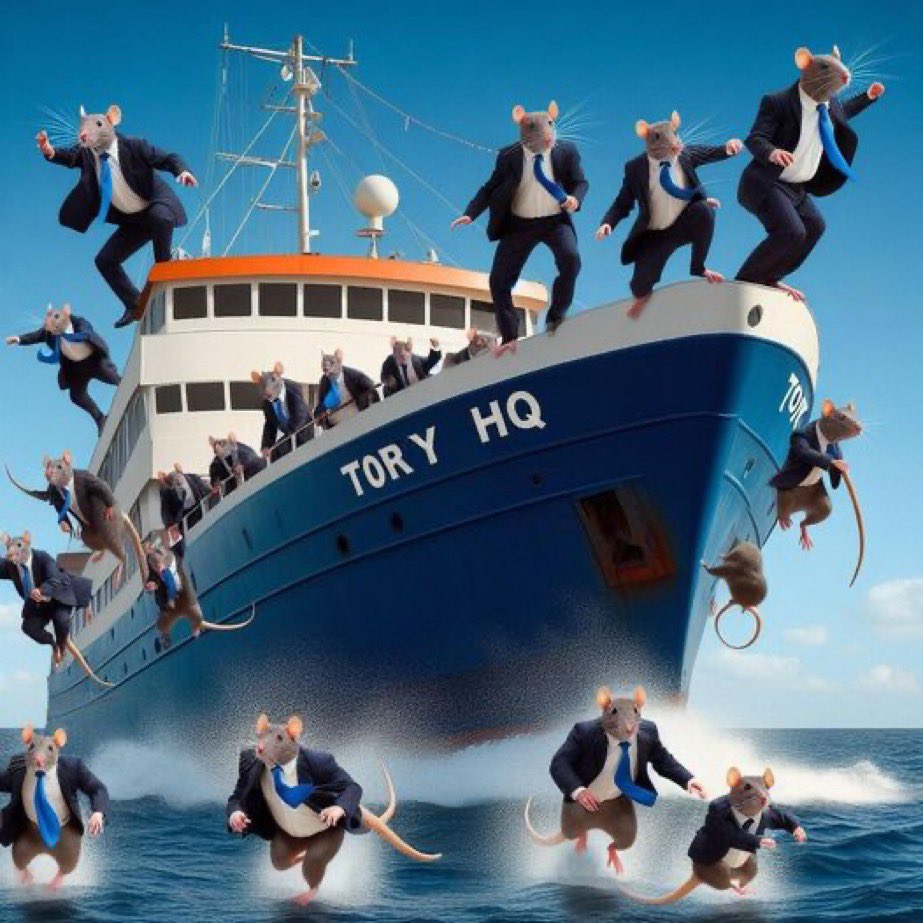 🐀 ⛴️ ☠️ - the #ToryCuntNuggets that is, all is normal at a GE otherwise…