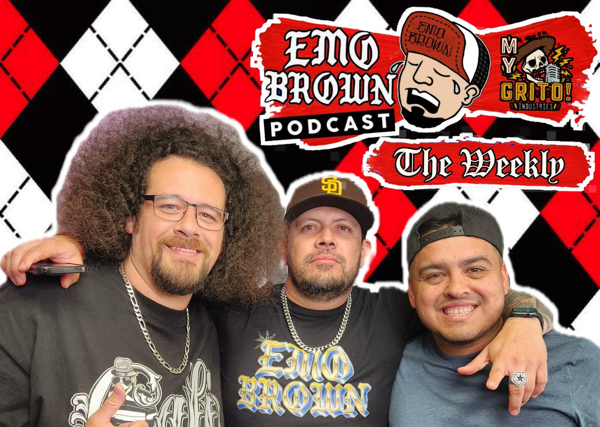 Emo Brown Media Presents: 
Emo Brown Podcast… The Weekly Show

El Albert, Barry, Shamps AND Comedian Johnny Herrera wrap up the week’s headlines and other current events… 

podcasts.apple.com/us/podcast/emo…