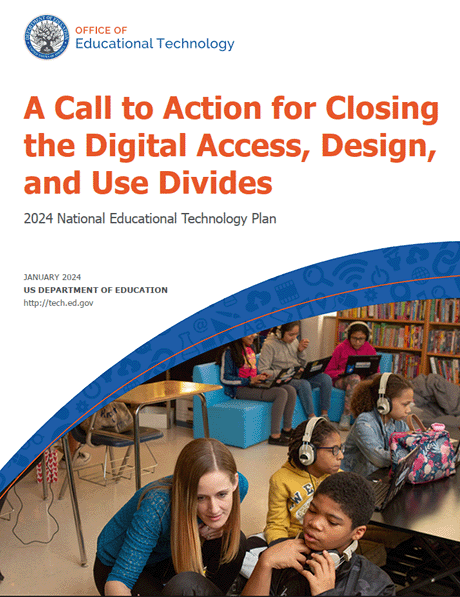 School leaders! As you're planning for the 2024-25 school year, remember to use ED's 2024 National Educational Technology Plan (#NETP24) from the @OfficeofEdTech to help your school or district bridge digital divides in your community. tech.ed.gov/NETP