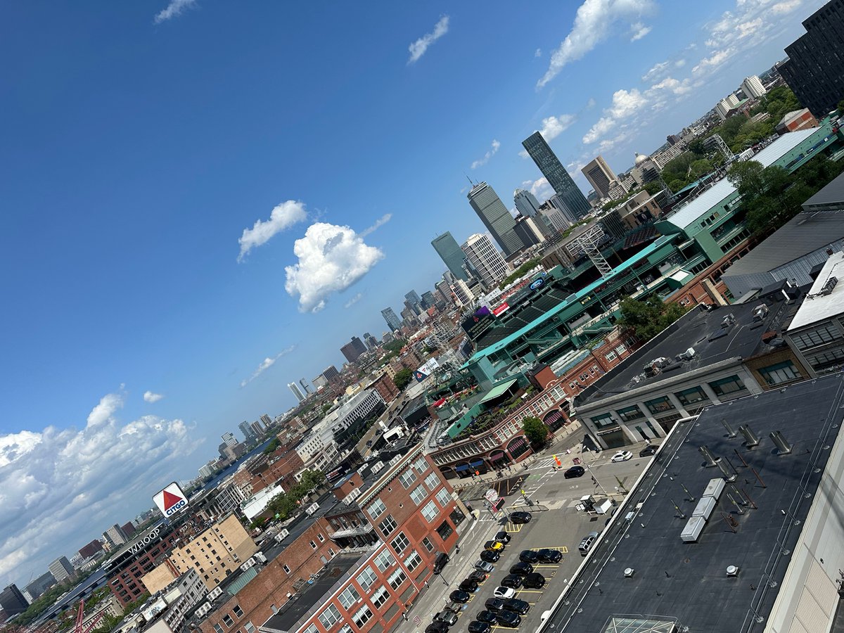 The rooftop view of a new building on Brookline Ave.

📹: @BosDonSports617