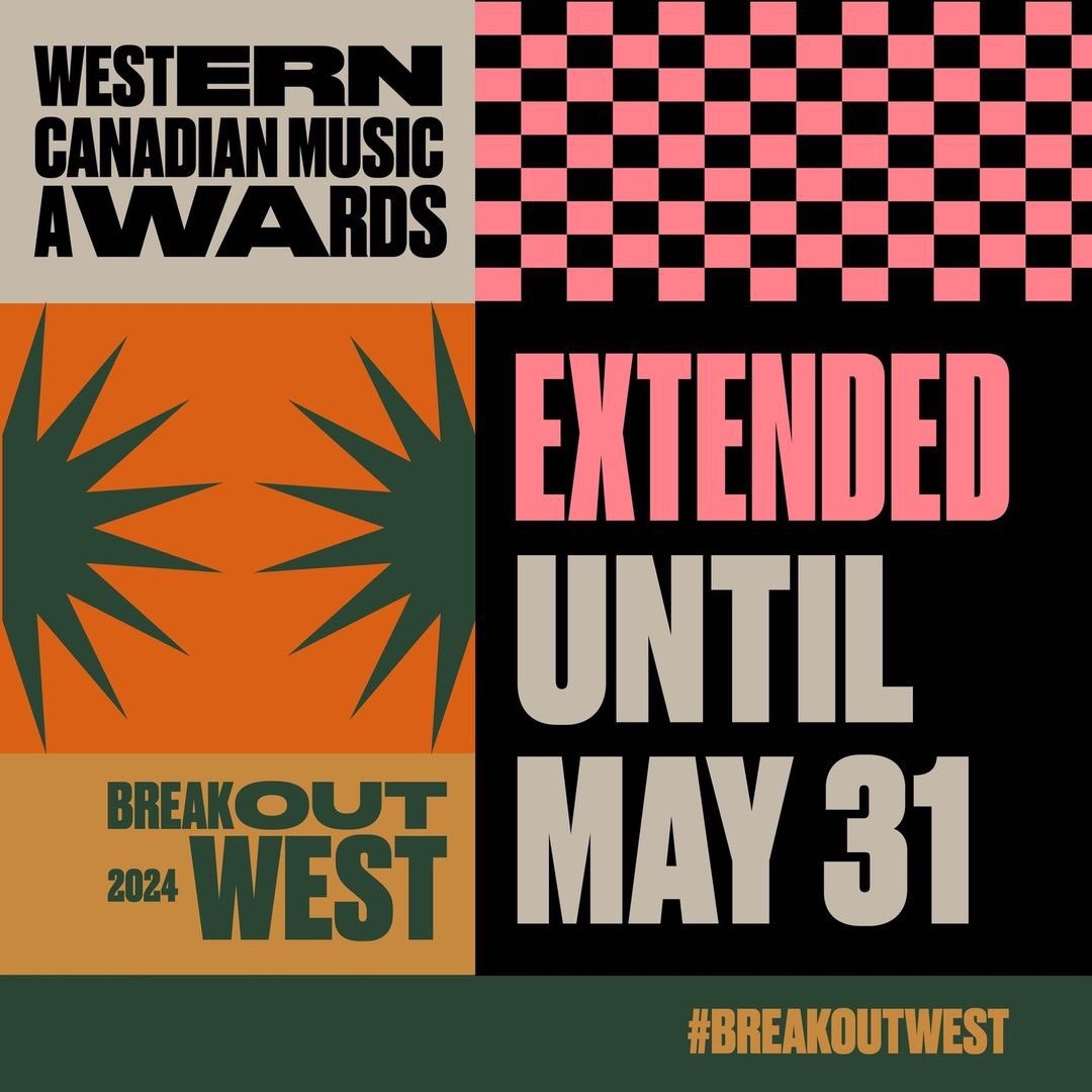 ICYMI - Voting for the 2024 Western Canadian Music Awards as been extended!⁠

If you’re a member of @musicbc , @albertamusic, @SaskMusic , @manitobamusic , @musicyukon , or Music NWT check your email for voting instructions and cast your votes before next Friday, May 31!⁠
⁠