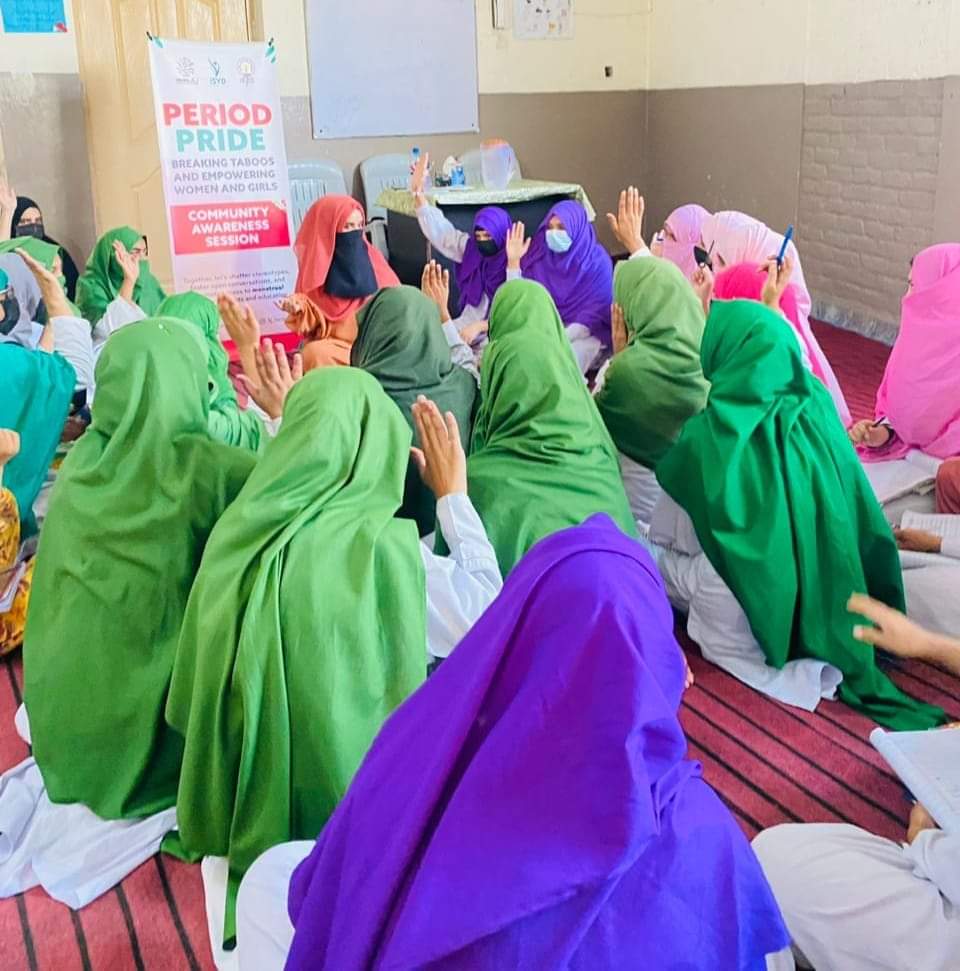 Celebrating #WorldMenstrualHygieneDay under #PeriodPride! 🌸 ISYD & ITA organized a vibrant event led by Ms. Naimat to break taboos & empower girls in menstrual health. We focused on hygiene, self-care, and body positivity. Together, let's create a #PeriodFriendlyWorld 🌍 #ISYD