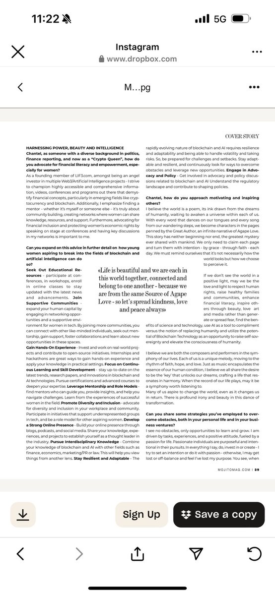 chantel_elloway's tweet image. I’m excited to share my story of courage, resilience, vision, growth and the skills I learned. 
#MojitoMagazine #FormerModel  #Investor #Entrepreneurship #Empowerment

mojitomag.com/chantel-ellowa…