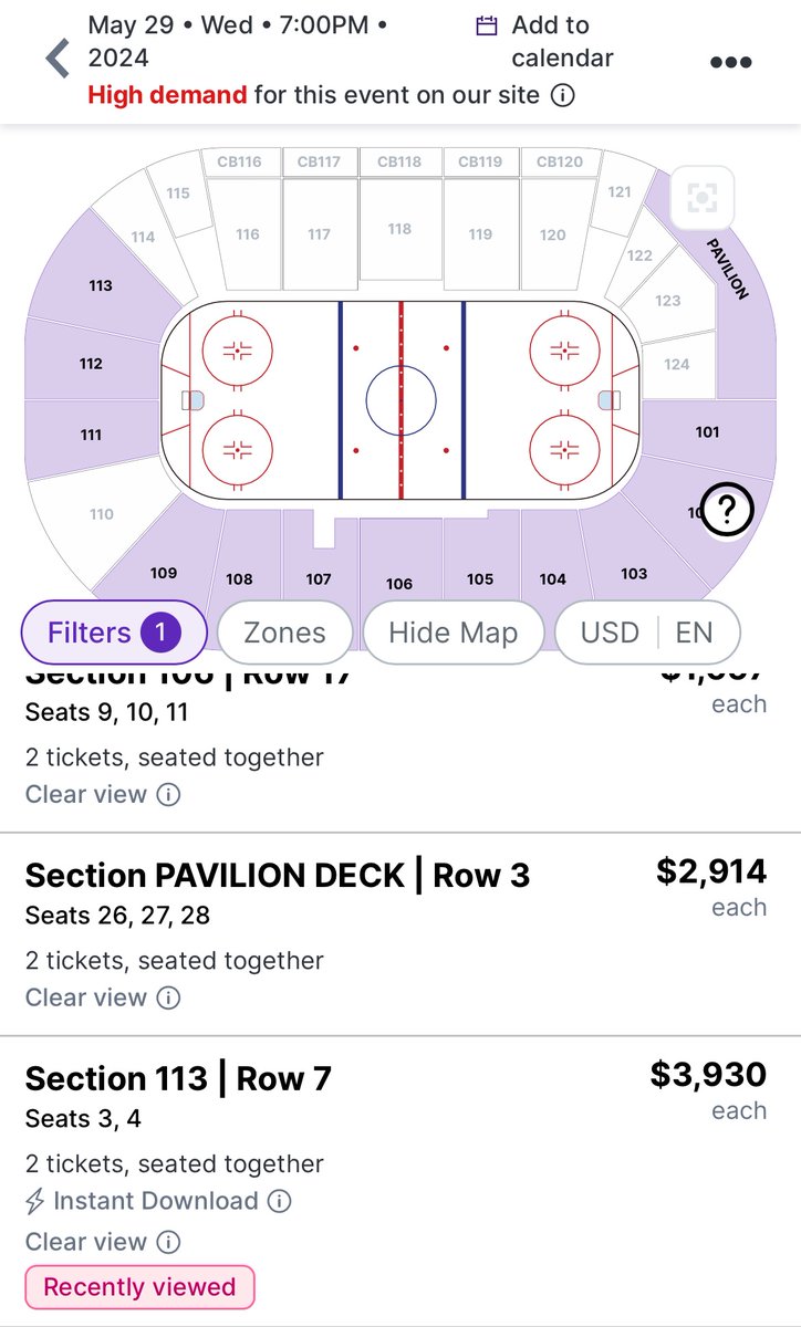 Wow 🤯 ticket prices up to $3,930 for tomorrow night’s winner-take-all Game 5 of the @thepwhlofficial Finals between @PWHL_Boston and @PWHL_Minnesota at @TsongasCenter. Insane 🔥🙌