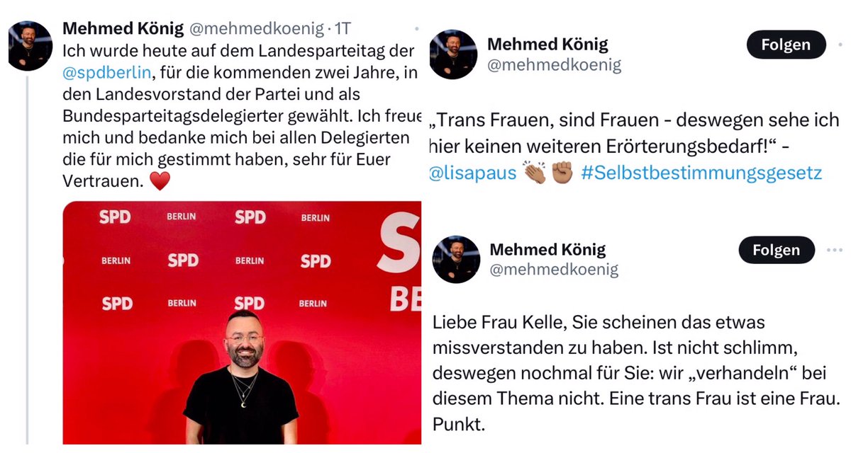 Mehmet König (SPD) kann fliegen, wenn er sich als Biene Maja verkleidet. Punkt. #Selbstbestimmungsgesetz #Frauenhass