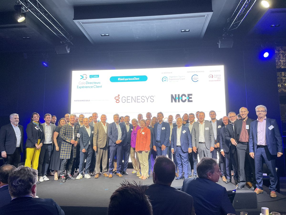 Merci pour cette soirée incroyable ! On se retrouve l’année prochaine pour la 12ème édition 🤗
#GalaExperienceClient