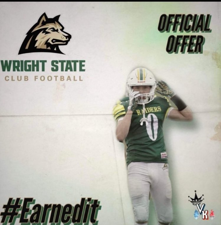 After a great conversation with coach smith blessed to receive my first D1 offer from wright state university @Checotah_FB @CoachRossz @dsmith060488 @NE_Ok_HS_Sports @PrepRedzoneOK @6starfootballOK @derekrasmussen @CoachPugh317 @Sooner7v7