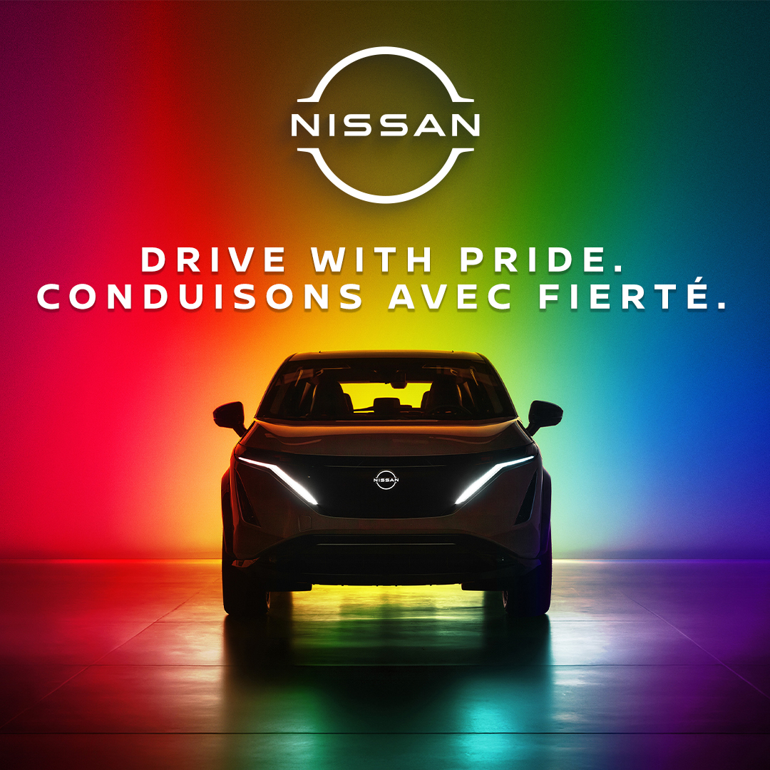 AN OFFICIAL PRIDE TORONTO SPONSOR
“Let’s Drive the positivity we want to see in the world. Happy Pride to all!”

#BePrideToronto #PrideToronto2024 #Nissan @nissancanada