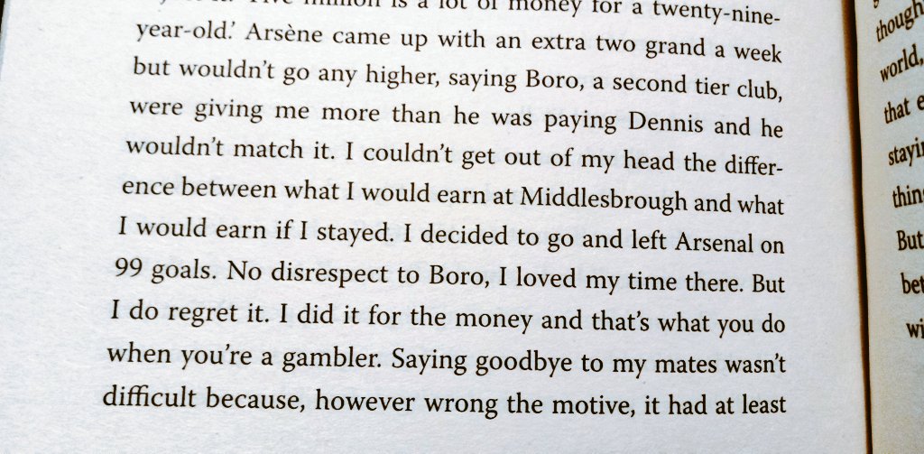 Merson's memoir is *very* readable, and before you know it you've done 150 pages.

Here, Merse signs for the Boro after being offered £1m a year.