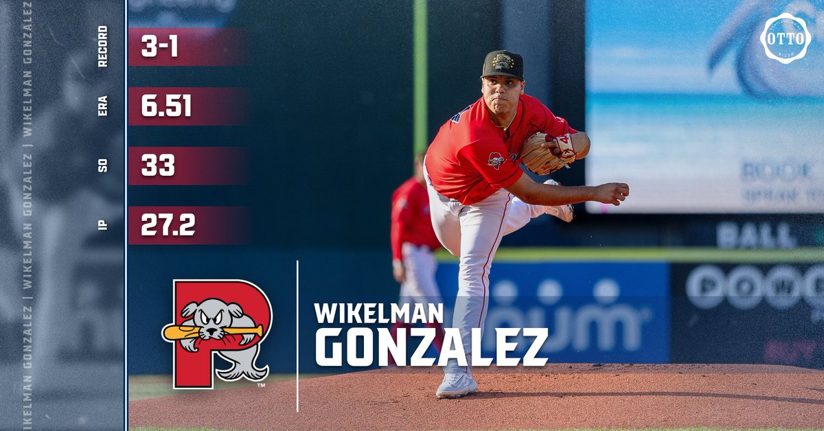 RHP Wikelman Gonzalez is tonight's starting pitcher delivered by @OTTO_Pizza