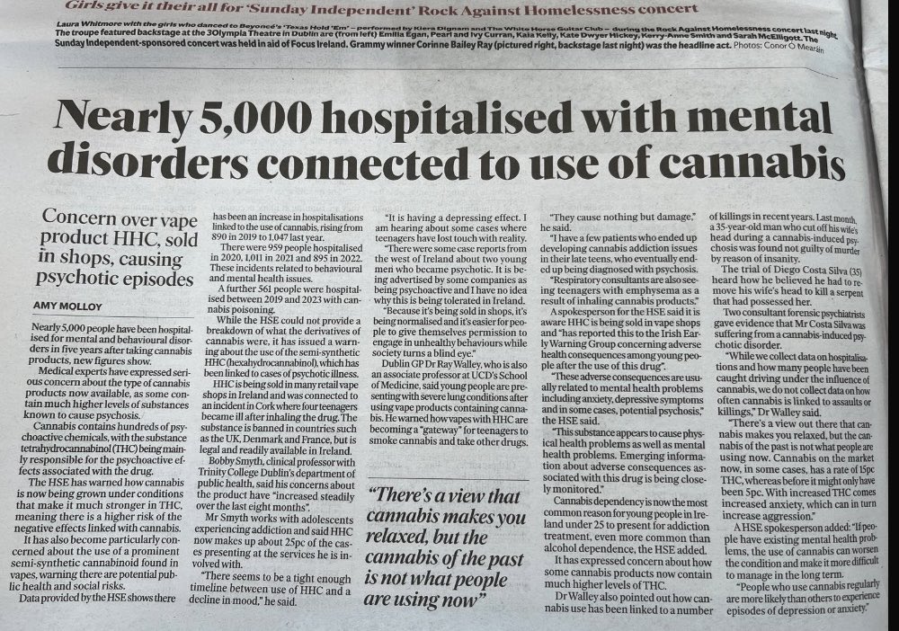 Ray Walley (@walleyray) on Twitter photo .Great journalism by ā¦<a href="/AmyMolloyIndo/">Amy Molloy</a>ā© from ā¦<a href="/DublinIndo/">Independent Dublin</a>ā© on exposing some of the harms of #cannabis ā¦<a href="/MythsCannabis/">Cannabis Risk Alliance</a>ā© #cannabis .Great journalism by ā¦<a href="/AmyMolloyIndo/">Amy Molloy</a>ā© from ā¦<a href="/DublinIndo/">Independent Dublin</a>ā© on exposing some of the harms of #cannabis ā¦<a href="/MythsCannabis/">Cannabis Risk Alliance</a>ā© #cannabis