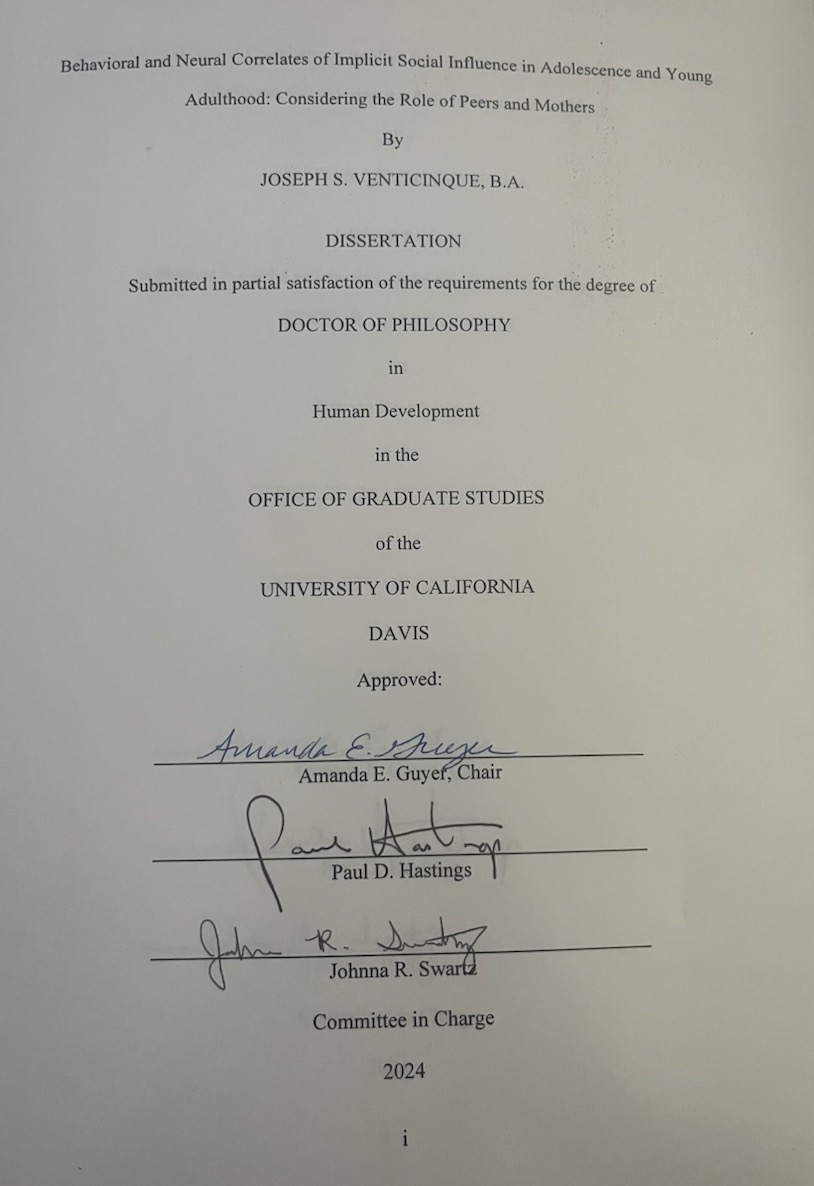 Joseph Venticinque, Ph.D. (@joeventicinque1) on Twitter photo Excited to announce that I officially passed my dissertation defense and am thrilled to be starting a postdoc position at <a href="/Georgetown/">Georgetown University</a> with Dr. Abigail Marsh <a href="/aa_marsh/">Abigail Marsh</a> in July! 🎉🎉🎉 Excited to announce that I officially passed my dissertation defense and am thrilled to be starting a postdoc position at <a href="/Georgetown/">Georgetown University</a> with Dr. Abigail Marsh <a href="/aa_marsh/">Abigail Marsh</a> in July! 🎉🎉🎉