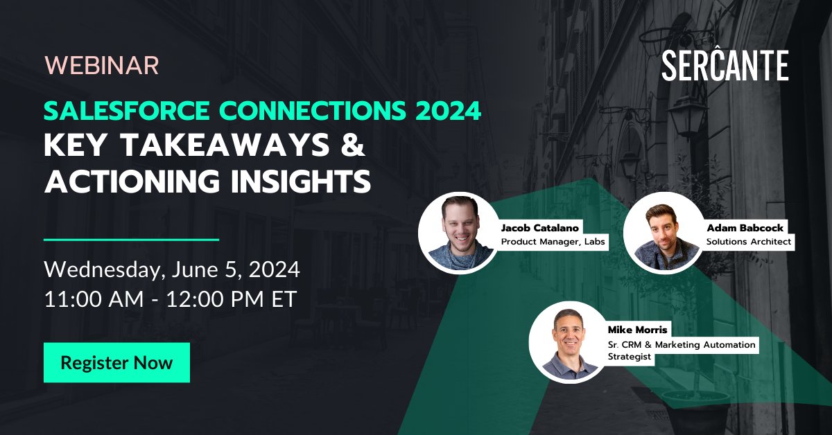 Join this session on June 5 with <a href="/ADBabcock/">Adam Babcock</a>, <a href="/jcatalano_dfw/">Jacob Catalano</a>, and Mike Morris, to get the real-talk breakdown about #CNX24 and walk away with practical next steps to apply what was learned from the conference to your organization.

Twitter: sercante.com/webinar/unpack…