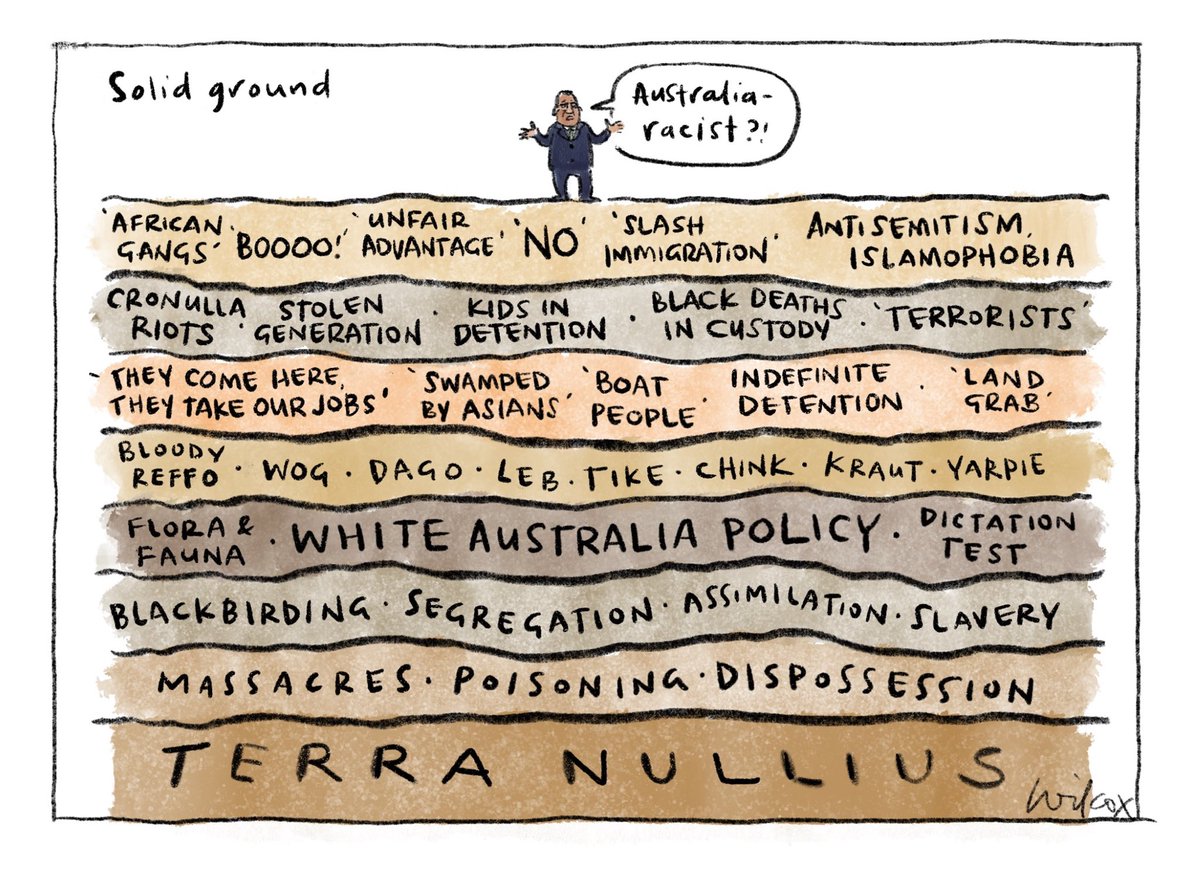 Our foundations. My @smh cartoon.