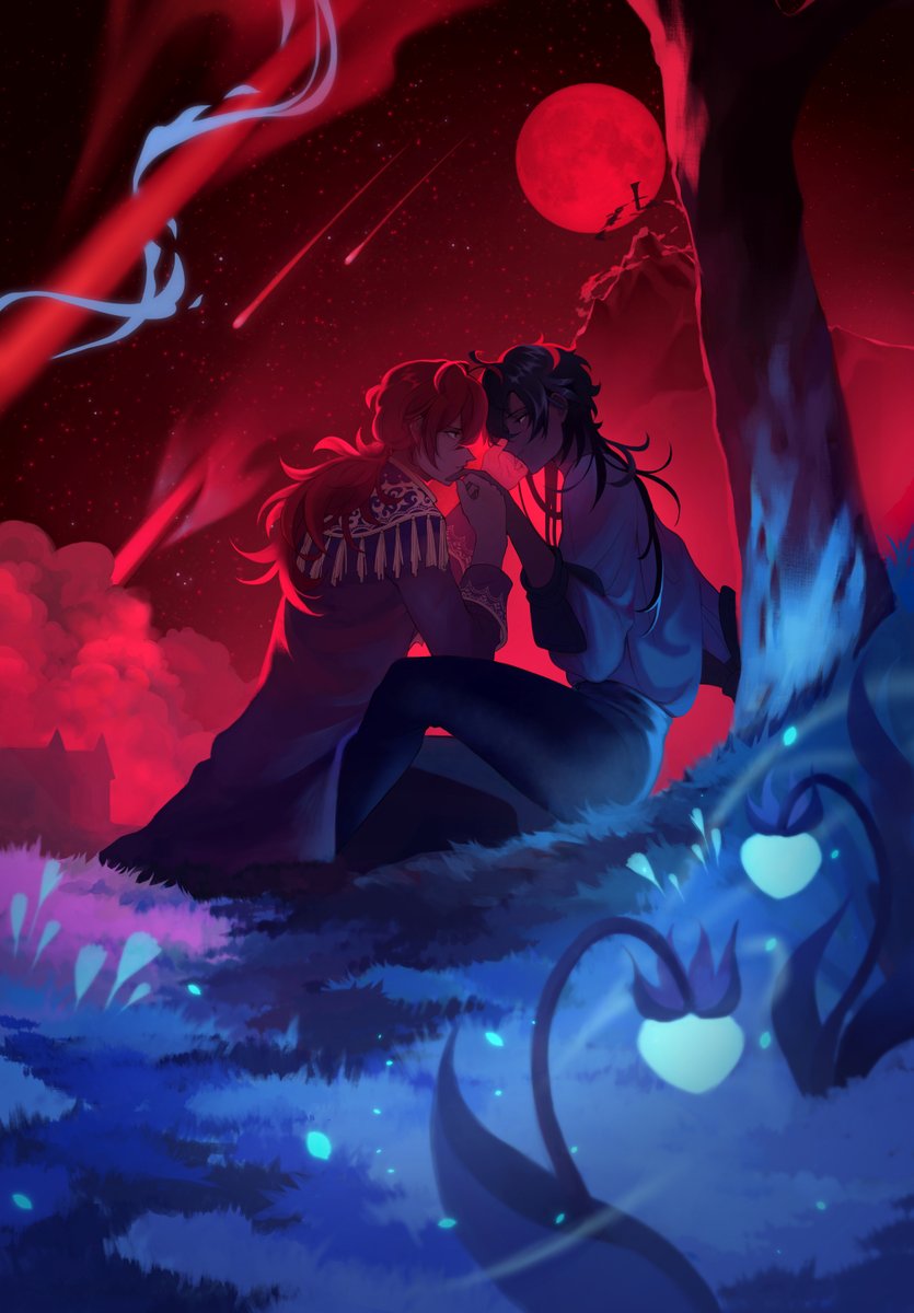 ディルック(原神) ,ガイア(原神) 「Something I once drew for a to