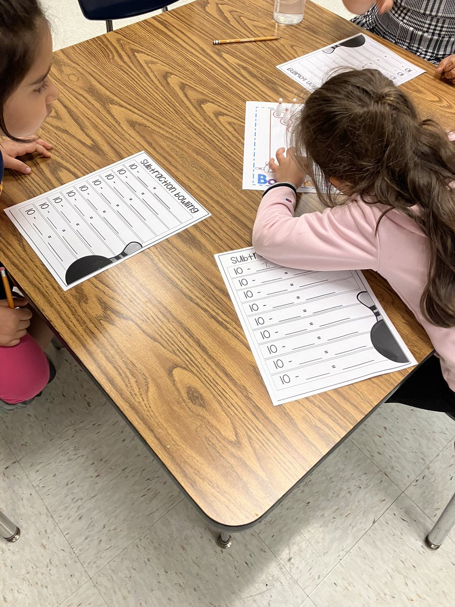 MrsRyan310's tweet image. Birthday bowling to celebrate summer birthdays.  What a perfect way to practice subtraction!! 🎳 
#eaglestrong #cridgepride