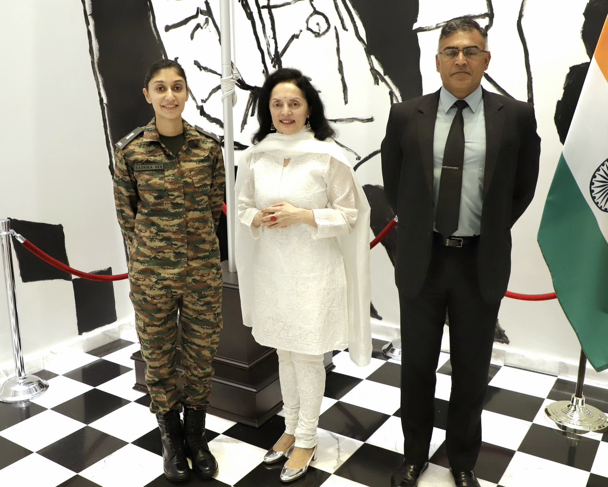ruchirakamboj's tweet photo. Major Radhika Sen will be honored with the UN Military Gender Advocate of the Year Award on May 30th for her outstanding service in DR Congo. Her dedication and bravery highlight the invaluable role of #women peacekeepers in building a better world. We are incredibly proud of her achievements and inspired by her commitment to peace and equality 🇮🇳