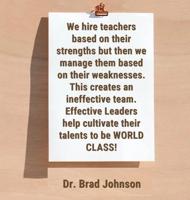 Hire for strengths and cultivate those strengths!