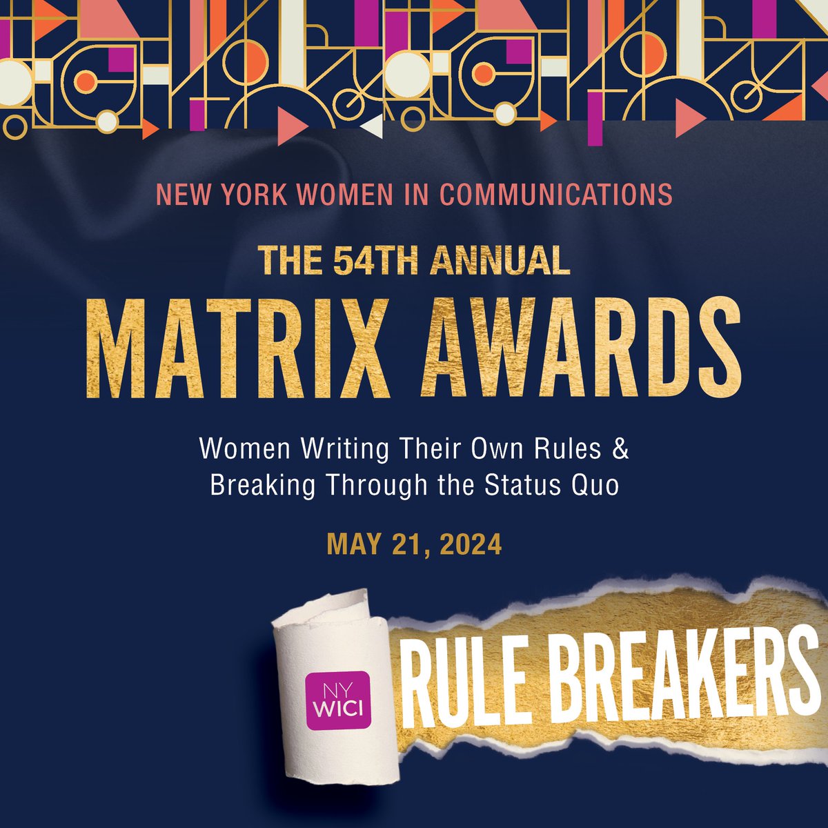 ✨ The latest #WomenHeard episode celebrates Rule Breakers at the 2024 Matrix Awards! Listen in for inspiring interviews by two-time scholarship recipient Sarah Ng. Listen here: ow.ly/Ombs50RYagq #NYWICI #WomenHeard #WomeninCommunications #2024Matrix