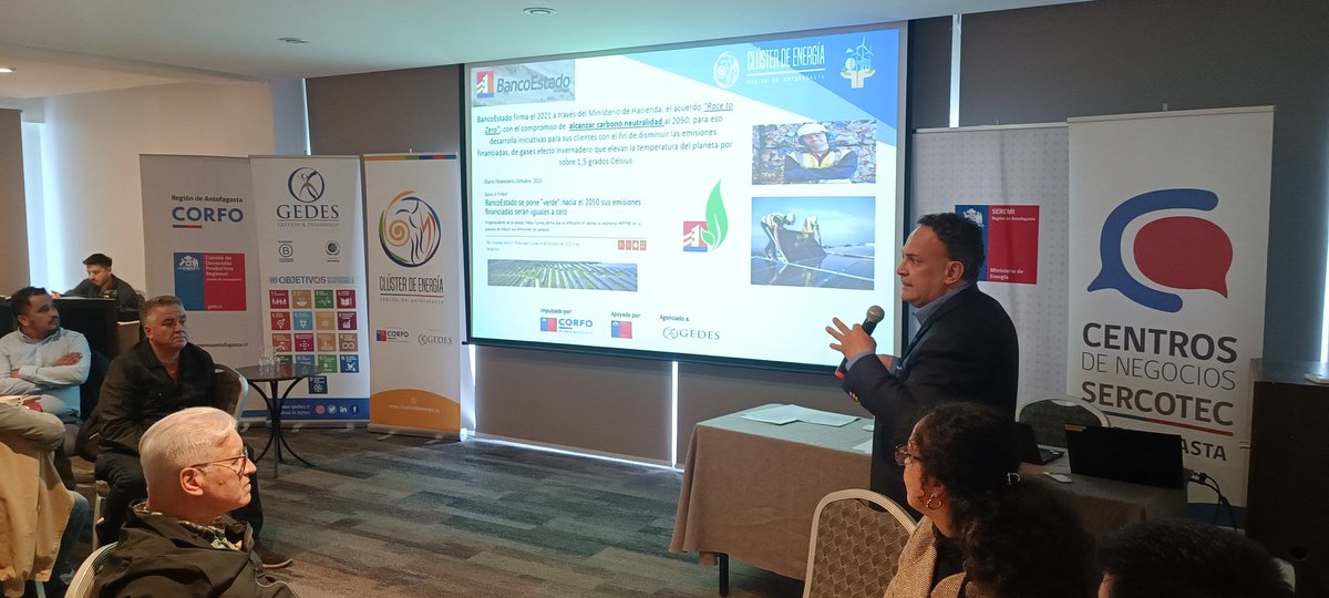 📍 Hoy tuvimos nuestra  primera jornada de Networking junto a proveedores del rubro energético en Antofagasta 💡

¡Recuerda que aún puedes participar en nuestra segunda jornada en #Calama! 

▪️Calama
🗓️ Jueves 30 de mayo
🕐15:00 horas
📍Park Hotel Calama, Salón Atacama.