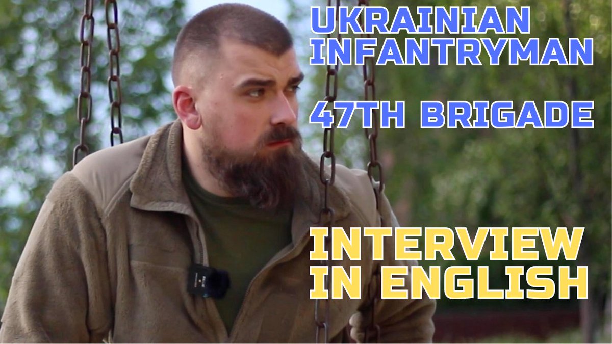 🚨 BREAKING 🚨 I just came back from the East of Ukraine where the fate of Ukraine is being fought for. I met with my friend Dan, he is an infantryman in famous 47th Brigade Magura. We recorded a great interview with him IN ENGLISH ‼️ You gotta see it! ->