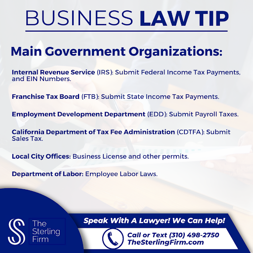 Tax and Fee Administration (CDTFA) is in charge of collecting sales taxes. And for getting the business licenses & other related permits, you must go to your Local City Offices. Don't be overwhelmed. Working with an experienced business lawyer will help you. #businesstip