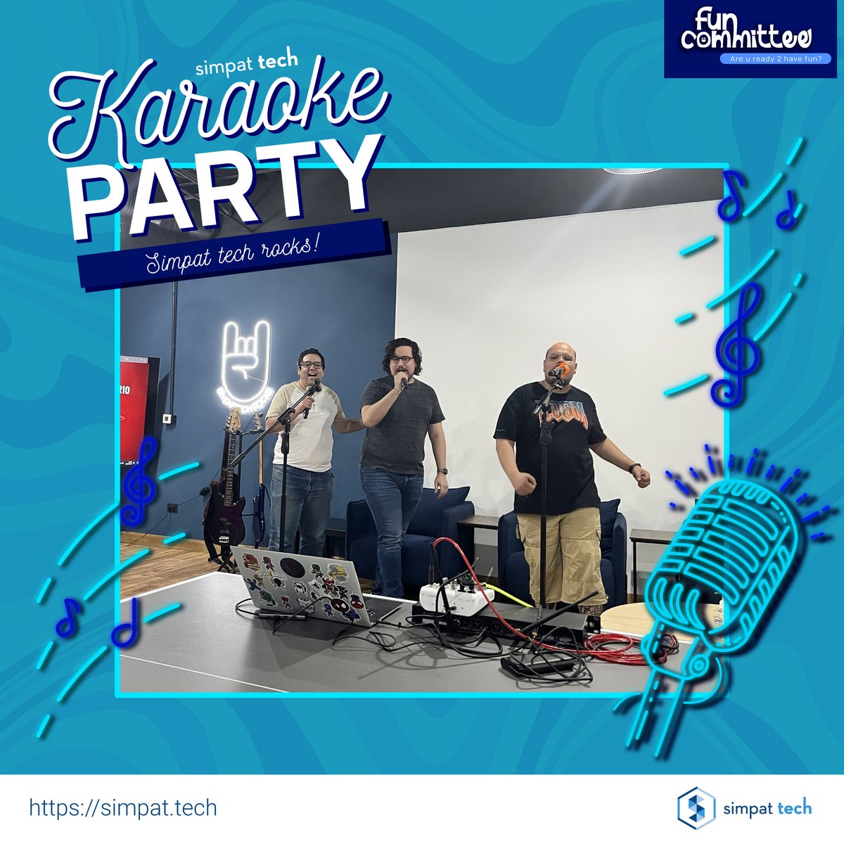 Our karaoke party was amazing🤩! We enjoyed singing and creating unforgettable memories with the best team ever🤘😎. We can’t wait for our next after-office party🥳!

#simpattech #innovation #development #TeamBonding #KaraokeNight