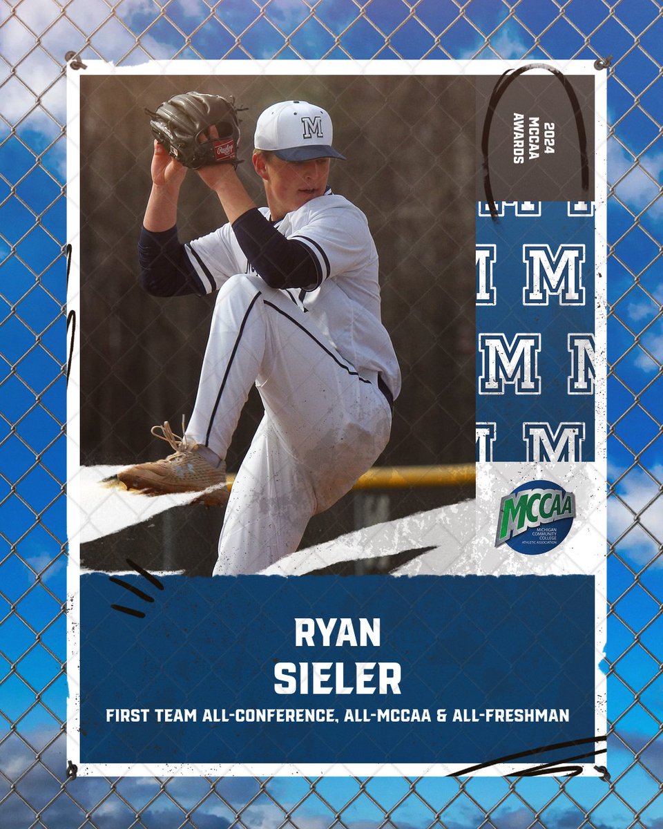 Macomb Baseball (@macombbaseball) on Twitter photo FIRST TEAM! π€
After an impressive freshman campaign, RHP <a href="/ryan_sieler8/">Ryan Sieler</a> earned the following postseason honors:
π· First Team All-Conference
π· All-MCCAA
π· All-Freshman Team FIRST TEAM! π€
After an impressive freshman campaign, RHP <a href="/ryan_sieler8/">Ryan Sieler</a> earned the following postseason honors:
π· First Team All-Conference
π· All-MCCAA
π· All-Freshman Team