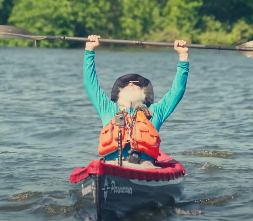 1_Mississippi's tweet photo. Join us online June 3 at 6:30pm for this free #RiverDaysOfAction event. Meet Dale Sanders - the oldest person to paddle the entire #MississippiRiver at age 87. See a short version of the film "Greybeard, The Man, The Myth, The Mississippi" https://t.co/Eg5jprziNV https://t.co/ma2RDCWbaH
