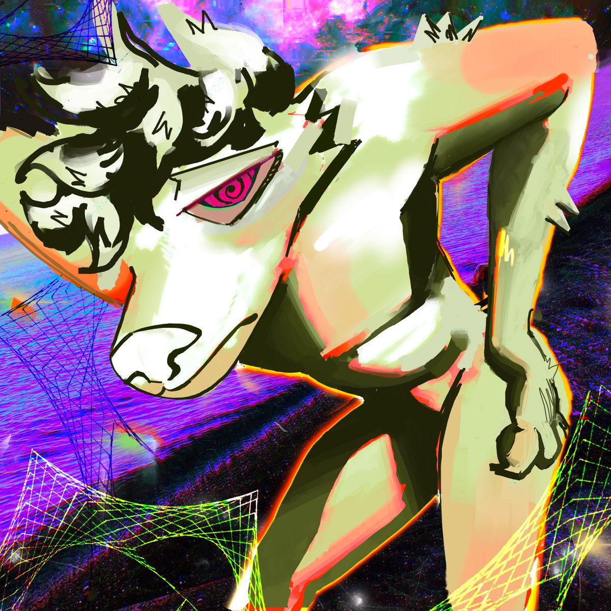 Quark_ay's tweet photo. Day of the year cover art by me!! Upward spiral is badass go listen to it this instant >:3 https://t.co/Zhab5Kps7o