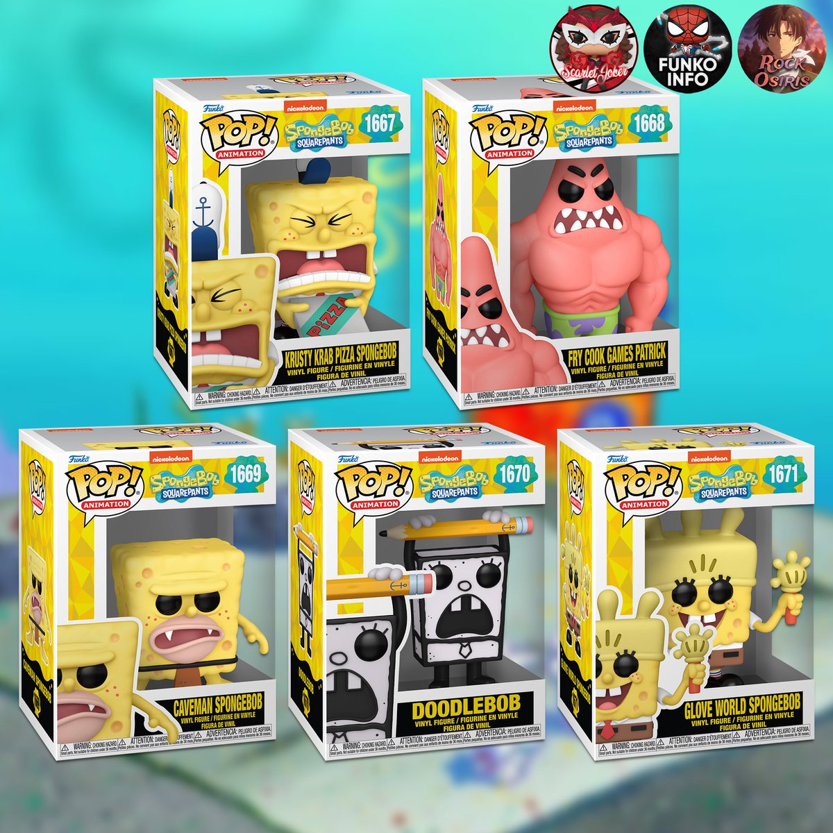 First look at SpongeBob SquarePants Funko Pops #spongebob